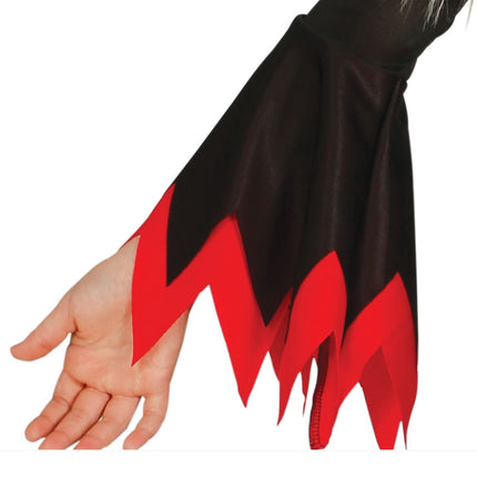 Halloween Kostüm Kind Hexe Rot