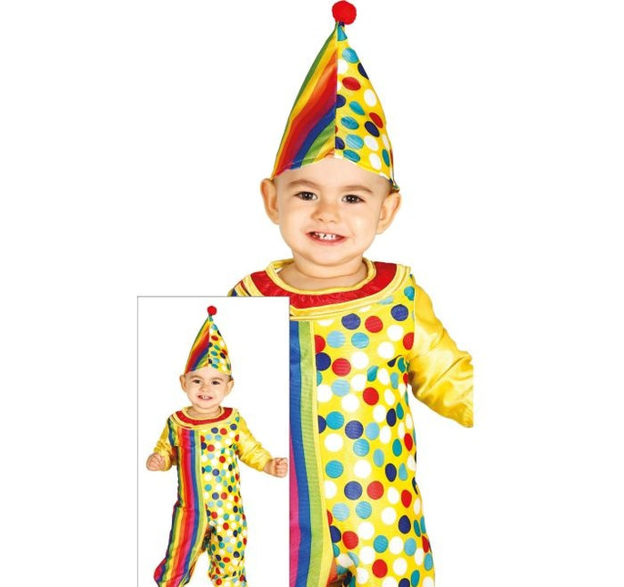 Clown Kostüm Baby Bunt