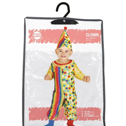 Clown Kostüm Baby Bunt