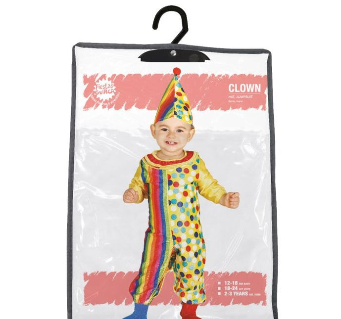 Clown Kostüm Baby Bunt