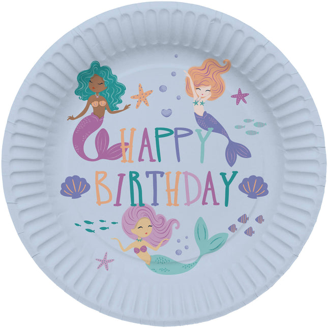 Happy Birthday Teller Meerjungfrau