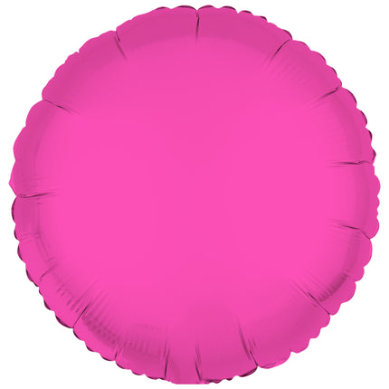 Neon Rosa Helium Ballon Leer 43cm