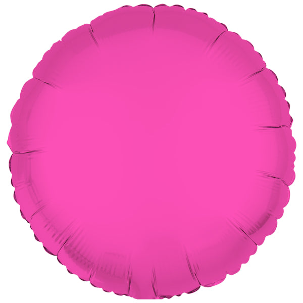 Neon Rosa Helium Ballon Leer 43cm