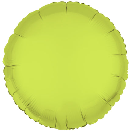 Neongelber Heliumballon leer 43cm