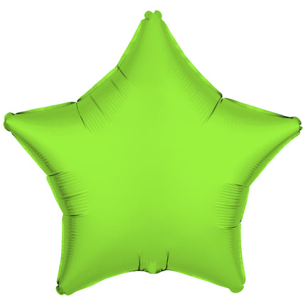 Star Helium Ballon Neon Grün Leer 48cm