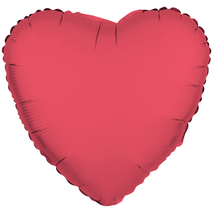 Herz Helium Ballon Rot Leer 43cm