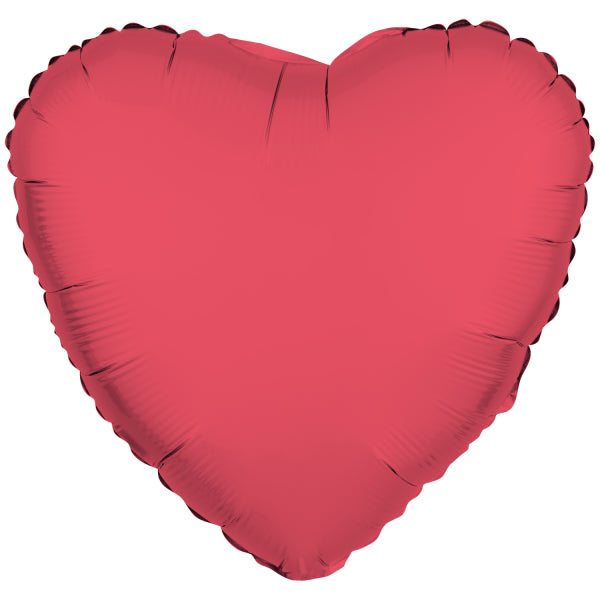 Herz Helium Ballon Rot Leer 43cm