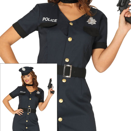 Polizei Anzug Damen Blau