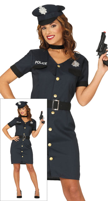 Polizei Anzug Damen Blau