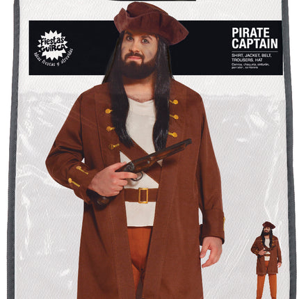Piratenkostüm braun