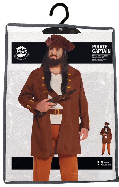 Piratenkostüm braun
