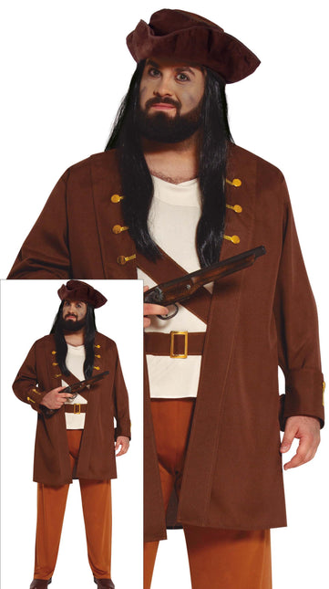 Piratenkostüm braun