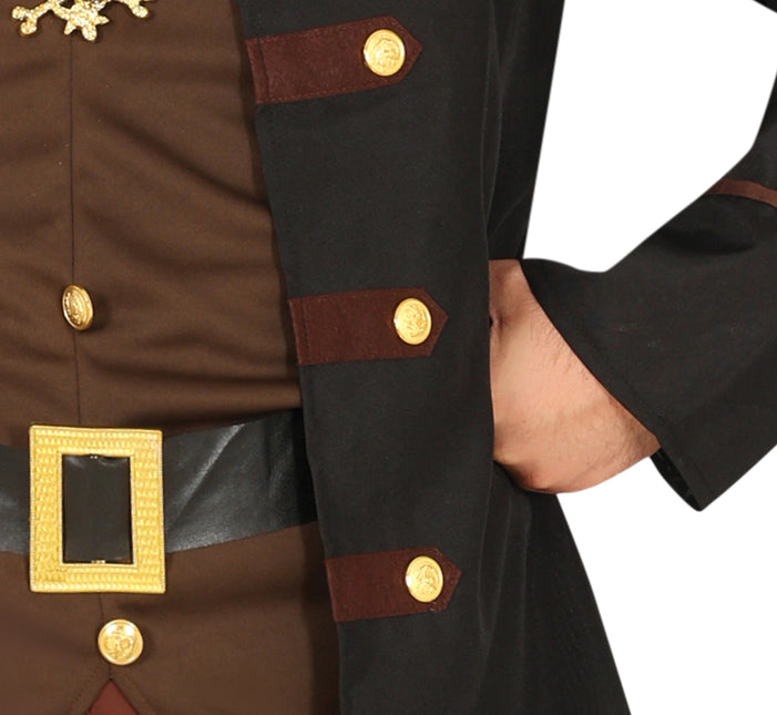Piratenanzug Braun Männer