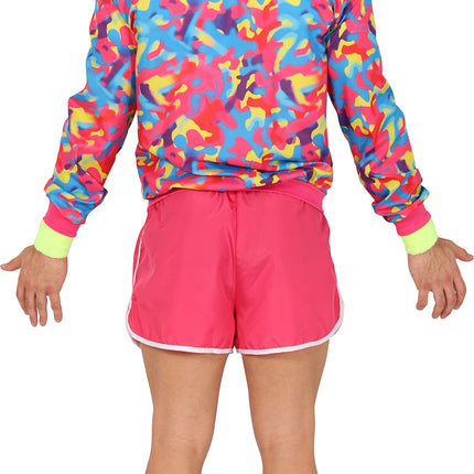 Herren Neon 80S Kostüm Bunt