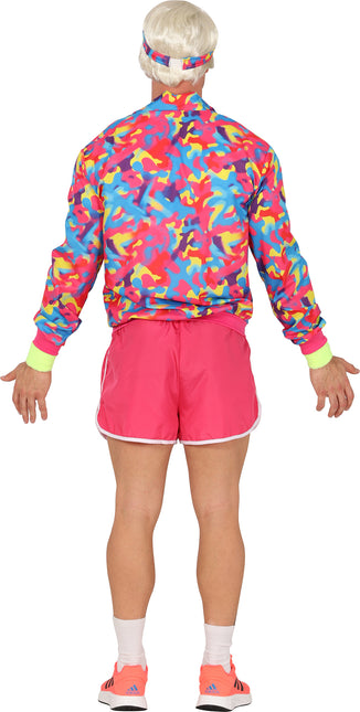 Herren Neon 80S Kostüm Bunt