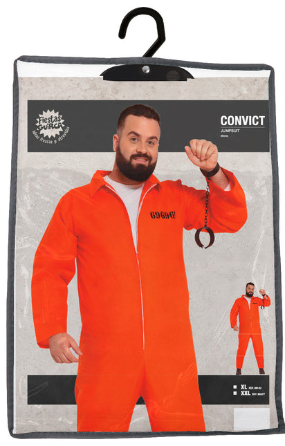 Bösewicht Anzug Orange Männer