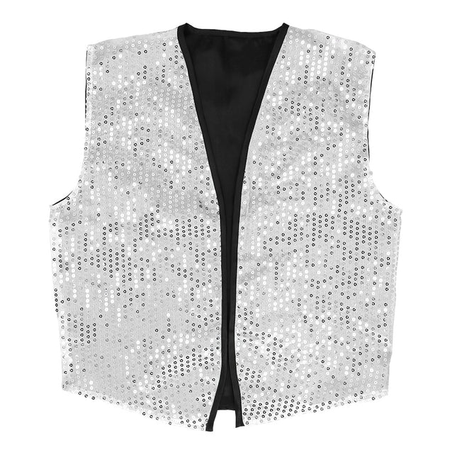 Pailletten-Set silber