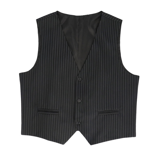 Gilet Pinstripe schwarz (L/XL)