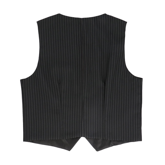 Gilet Pinstripe schwarz (L/XL)