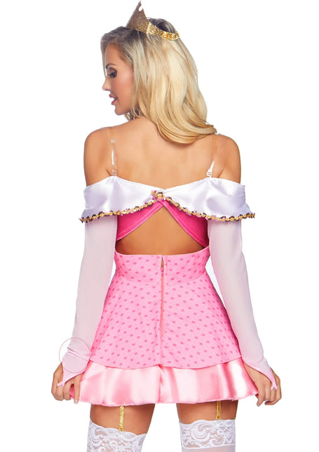 Prinzessin Kostüm Rosa Damen Bodysuit Leg Avenue