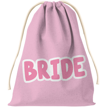 Geschenktüte - Braut - She Said Yaasss - Polyester - Pink