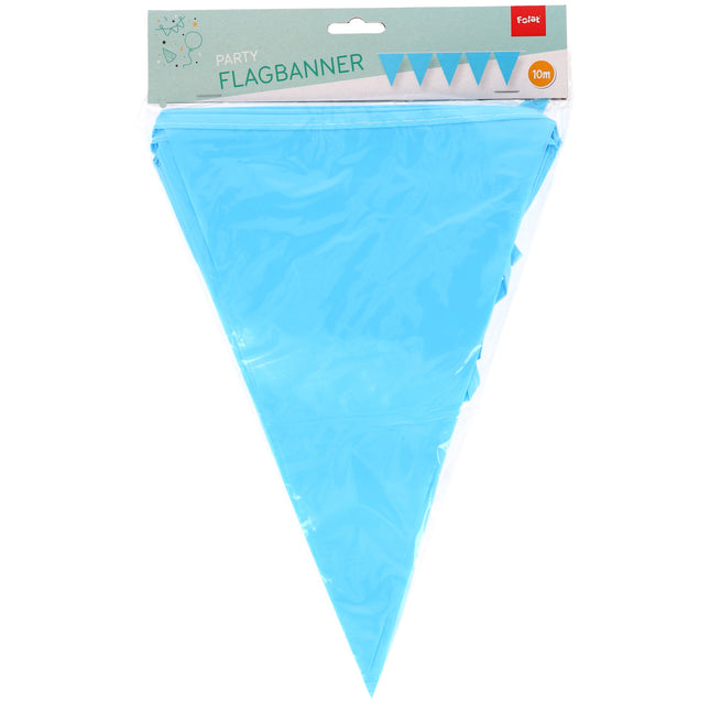 Hellblaue Flaggenleine 10m