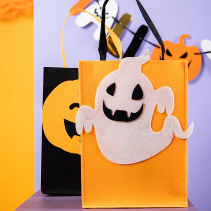 Trick or Treat Tasche Filzkürbis - Halloween BoOo! - 27x20x10 cm