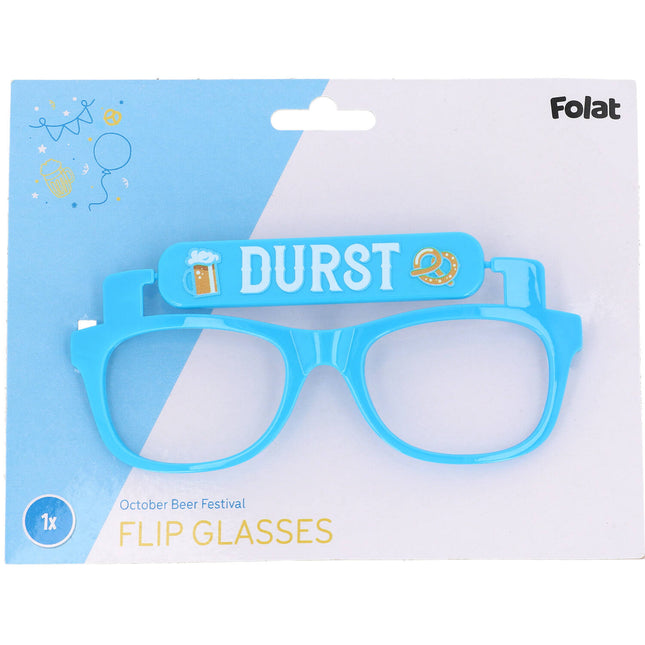 Oktoberfest-Brille Flip zu Prost und Durst
