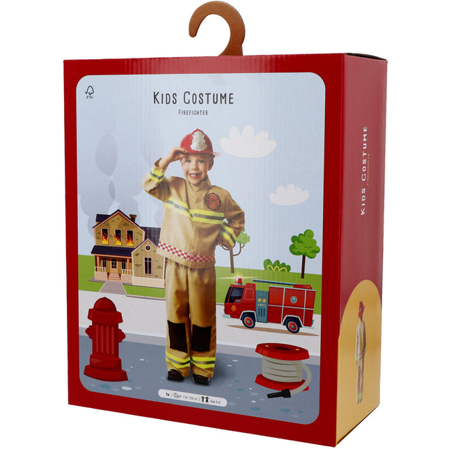 <tc>Folat</tc> Feuerwehrmann-Anzug mit Helm Junge