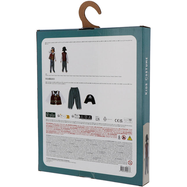 <tc>Folat</tc> Piratenkostüm mit Piratenhut Junge