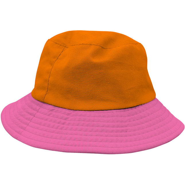 Fischerhut Colorblock Orange/Pink