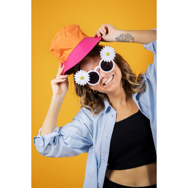 Fischerhut Colorblock Orange/Pink