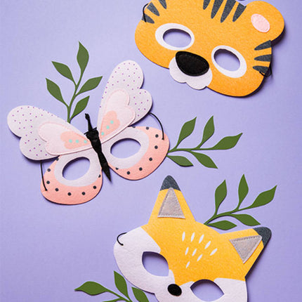 Filzmaske Schmetterling