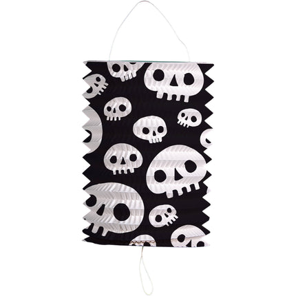 Aufziehbare Laterne Death Heads - 16 x 22 cm