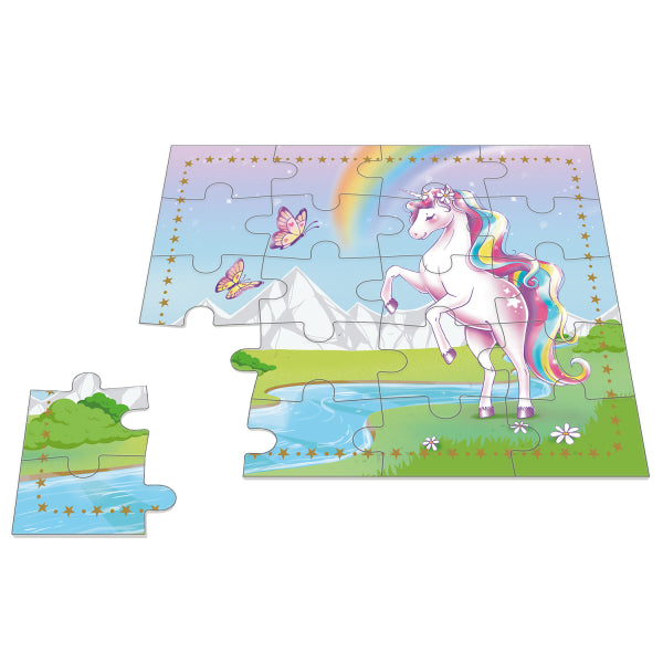 Einhorn Puzzle 16 Teile
