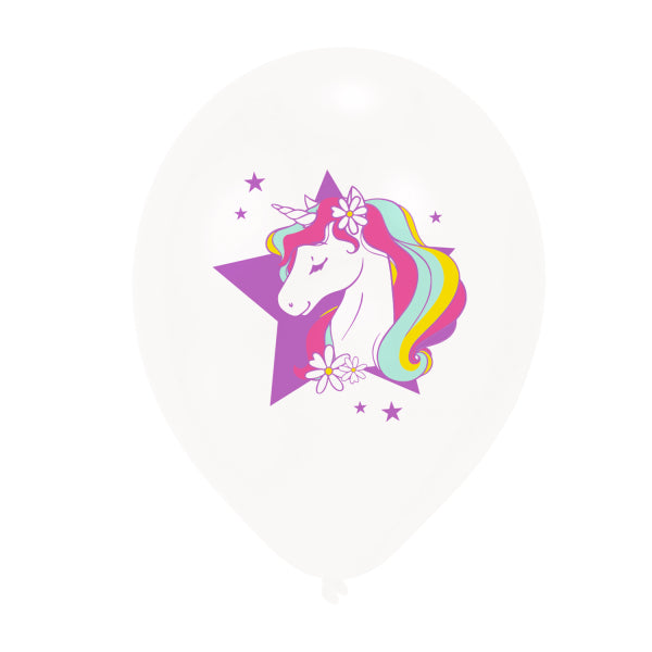 Einhorn Ballons 28cm 6Stück