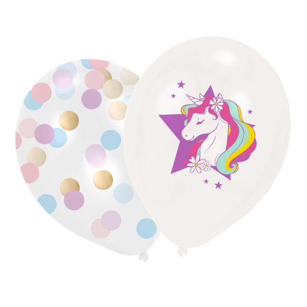 Einhorn Ballons 28cm 6Stück
