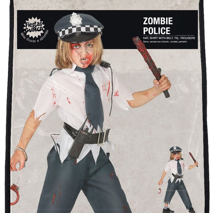 Polizei Zombie Kostüm Junge