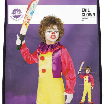 Halloween Clown It Kostüm Kind