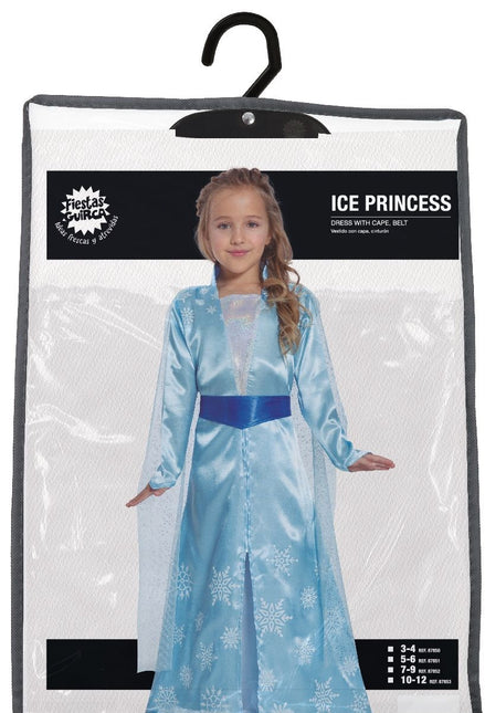 Eisprinzessinnenkleid Elsa Kind Blau