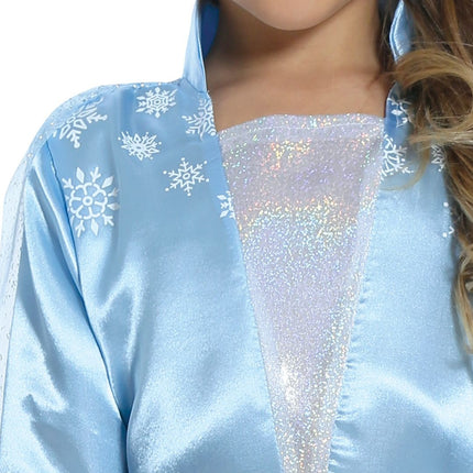 Eisprinzessinnenkleid Elsa Kind Blau
