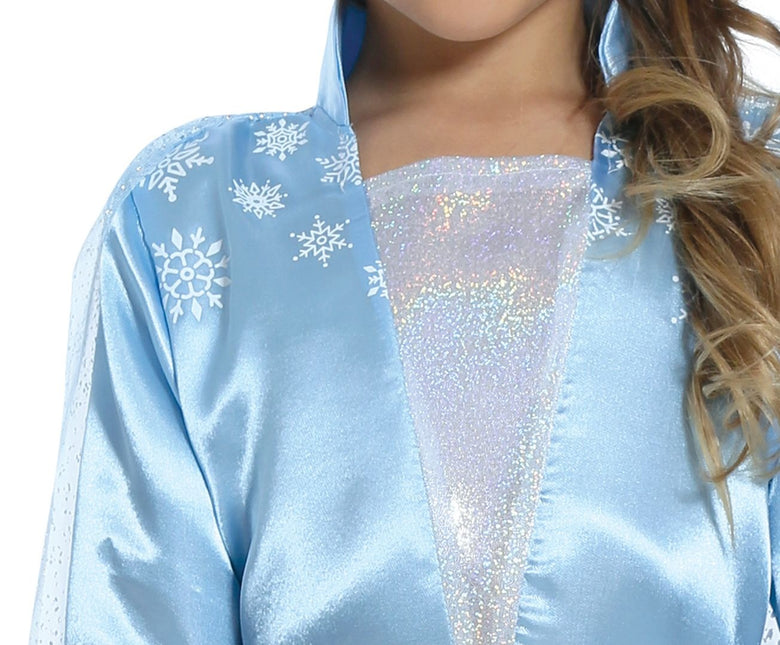 Eisprinzessinnenkleid Elsa Kind Blau