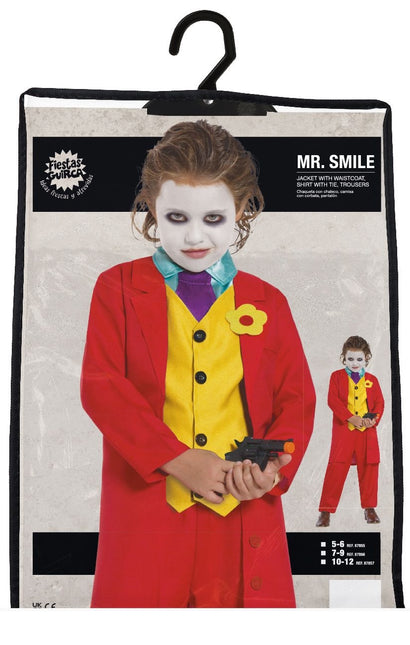 Joker Kostüm Kind Rot