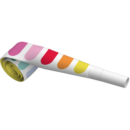 Farbige Rollenzungen 22cm 6Stk