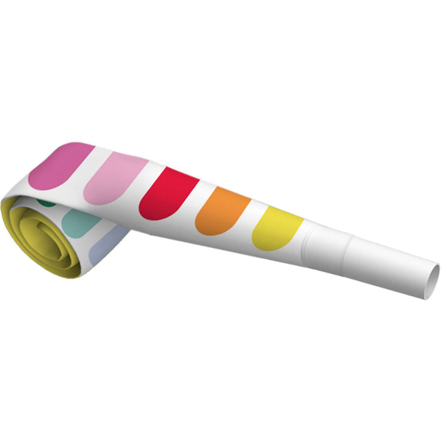 Farbige Rollenzungen 22cm 6Stk