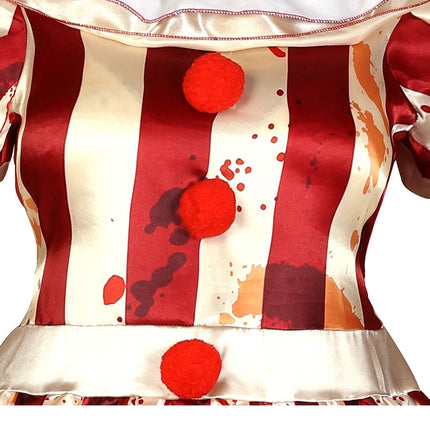 Clown Halloween Kostüm Damen