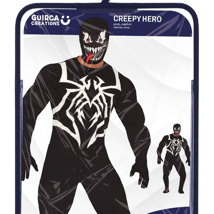 Halloween Jumpsuit Zwart Heren Creepy