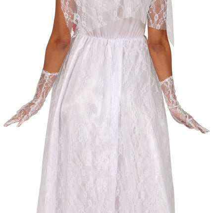 Dia De Los Muertos Kleid Weiß Damen Braut