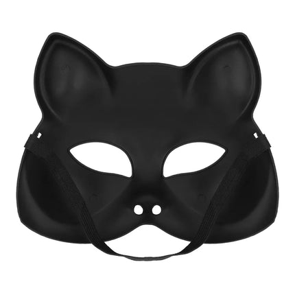 Halbmaske Kitty, silber