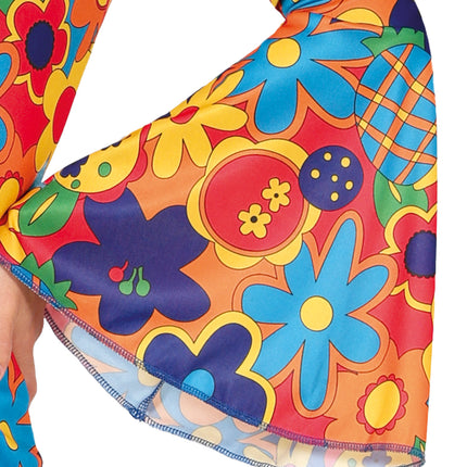 Hippie 60S Women's Floral Kostüm 3 Stück